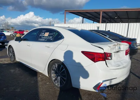 2018 Acura Tlx Advance Pkg из США, поврежденный, VIN 19UUB2F72JA011929